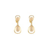 1 Pair Fashion Geometric Alloy Plating Artificial Pearls Rhinestones Women'S Ear Clips