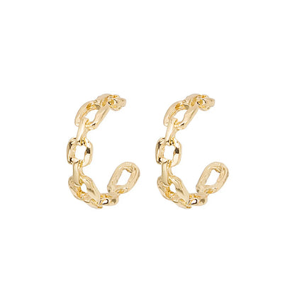 1 Pair Fashion Geometric Alloy Plating Women'S Ear Studs