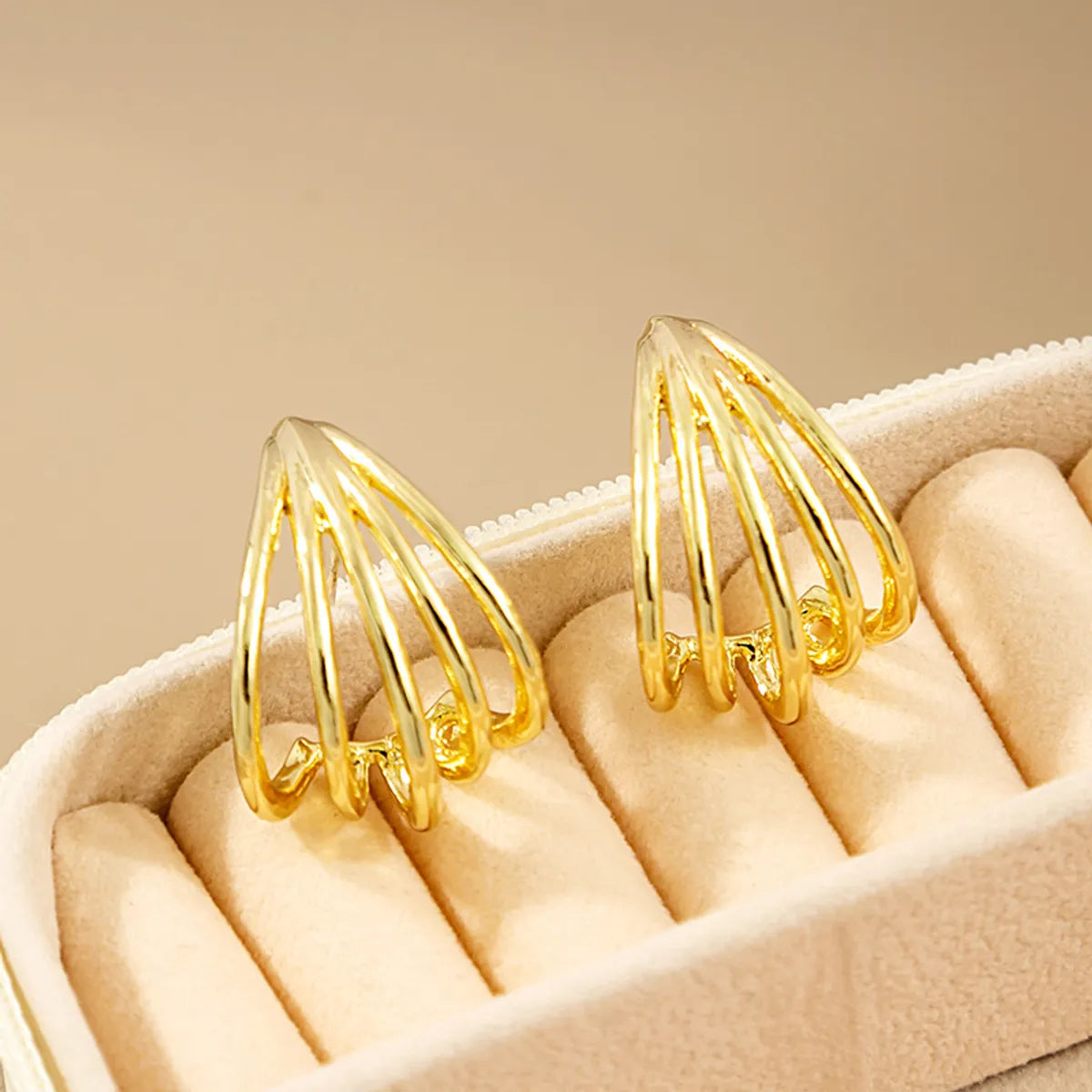 1 Pair Fashion Geometric Alloy Plating Women'S Ear Studs