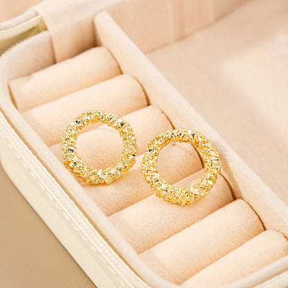 1 Pair Fashion Geometric Alloy Plating Women'S Ear Studs