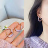 1 Pair Fashion Geometric Alloy Stoving Varnish Women'S Earrings