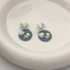 1 Pair Fashion Geometric Alloy Stoving Varnish Women'S Earrings