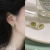 1 Pair Fashion Geometric Alloy Stoving Varnish Women'S Earrings