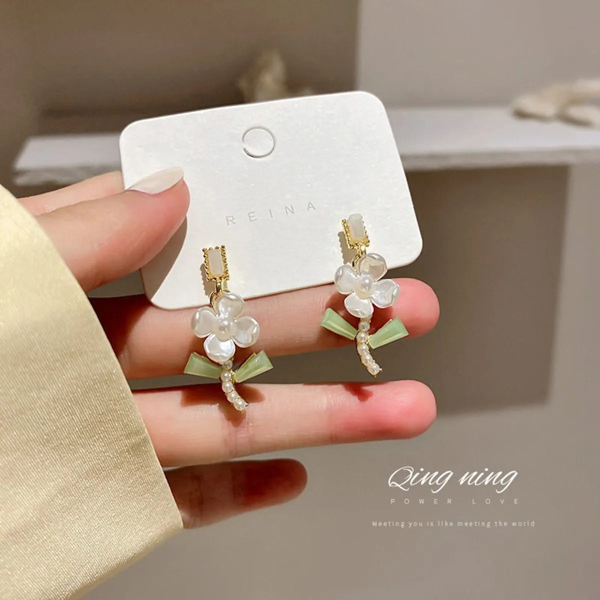 1 Pair Fashion Geometric Alloy Stoving Varnish Women'S Earrings