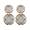 1 Pair Fashion Geometric Arylic Stoving Varnish Women'S Drop Earrings