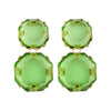 1 Pair Fashion Geometric Arylic Stoving Varnish Women'S Drop Earrings