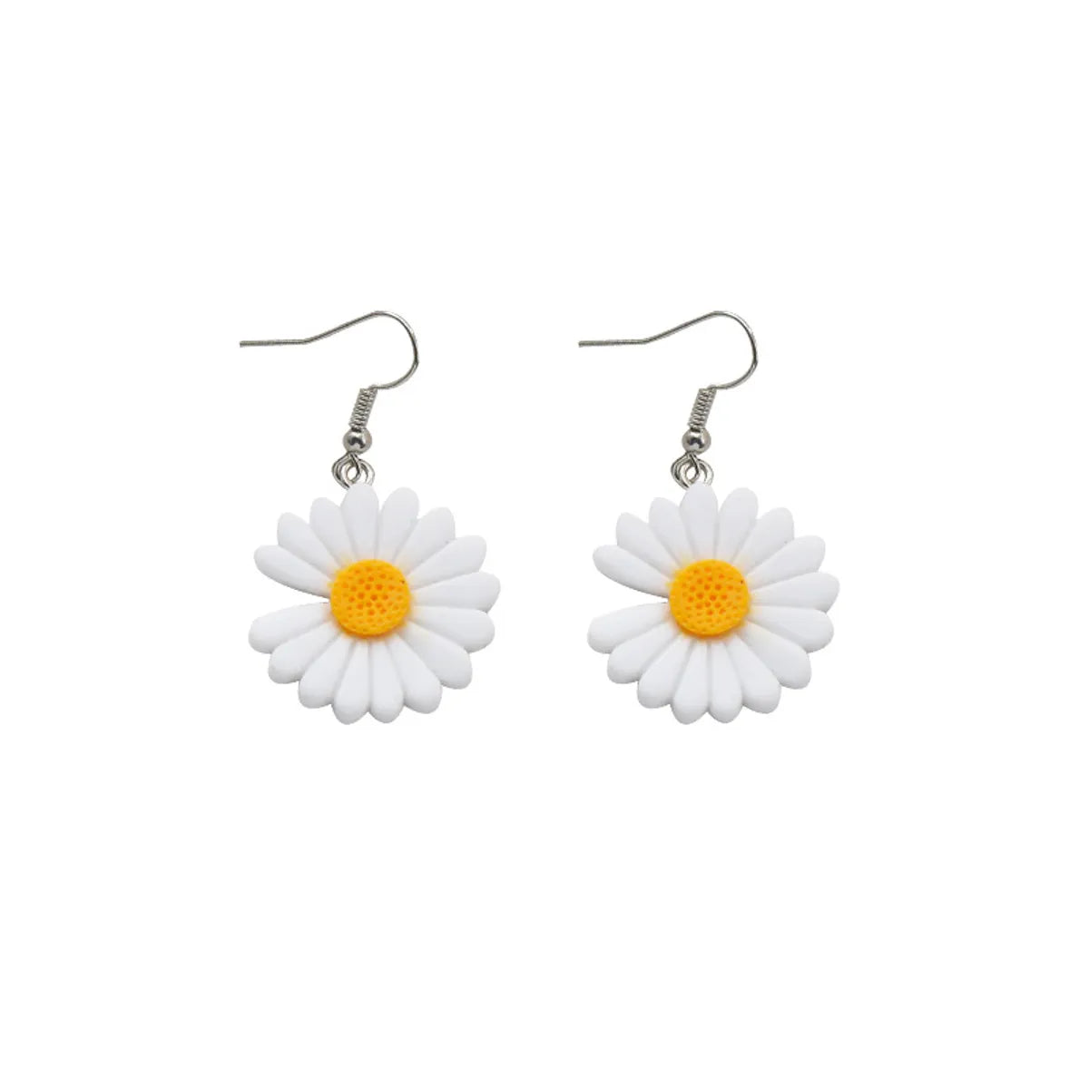 1 Pair Fashion Geometric Flower Alloy Plating Women'S Earrings