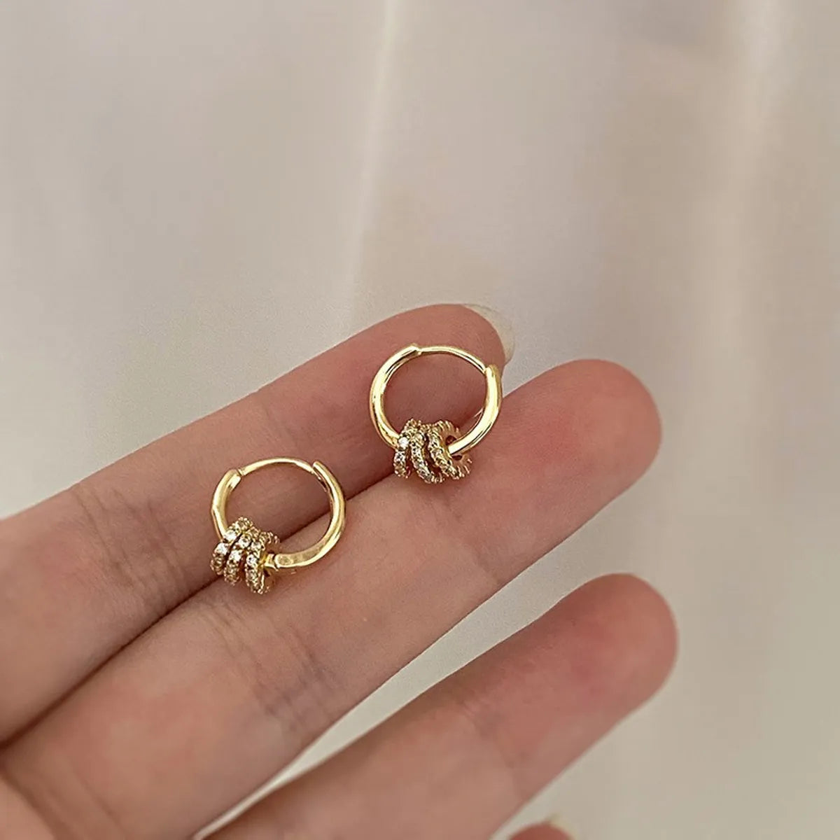 1 Pair Fashion Geometric Metal Plating Women'S Earrings