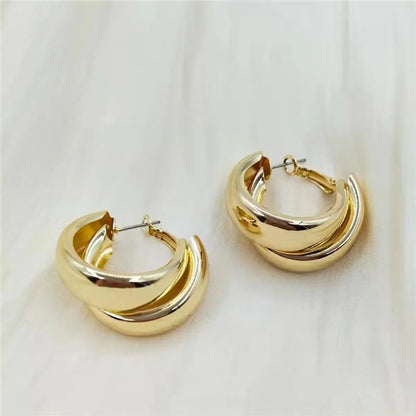 1 Pair Fashion Geometric Metal Plating Women's Earrings