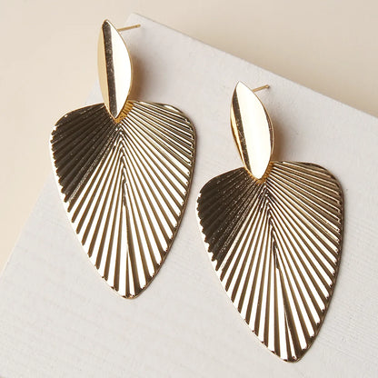 1 Pair Fashion Leaf Alloy Women's Drop Earrings