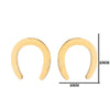 1 Pair Fashion Moon Heart Shape Snowflake Stainless Steel Ear Studs