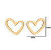 1 Pair Fashion Moon Heart Shape Snowflake Stainless Steel Ear Studs