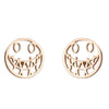 1 Pair Fashion Skull Stainless Steel Plating Ear Studs