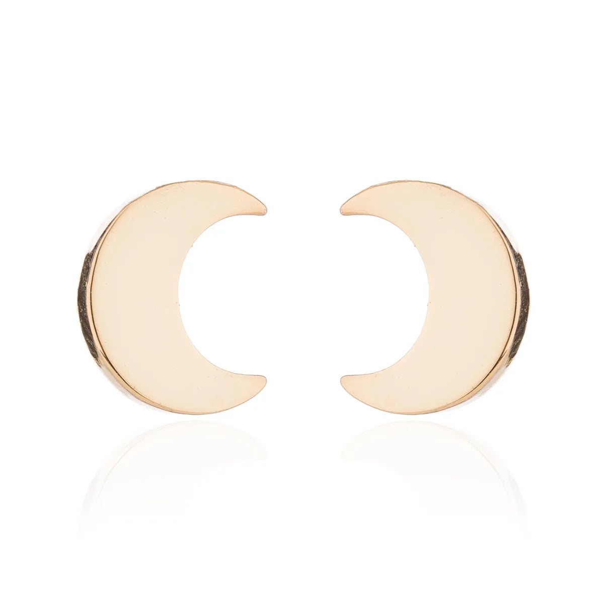 1 Pair Fashion Star Moon Plating 304 Stainless Steel 18K Gold Plated Ear Studs