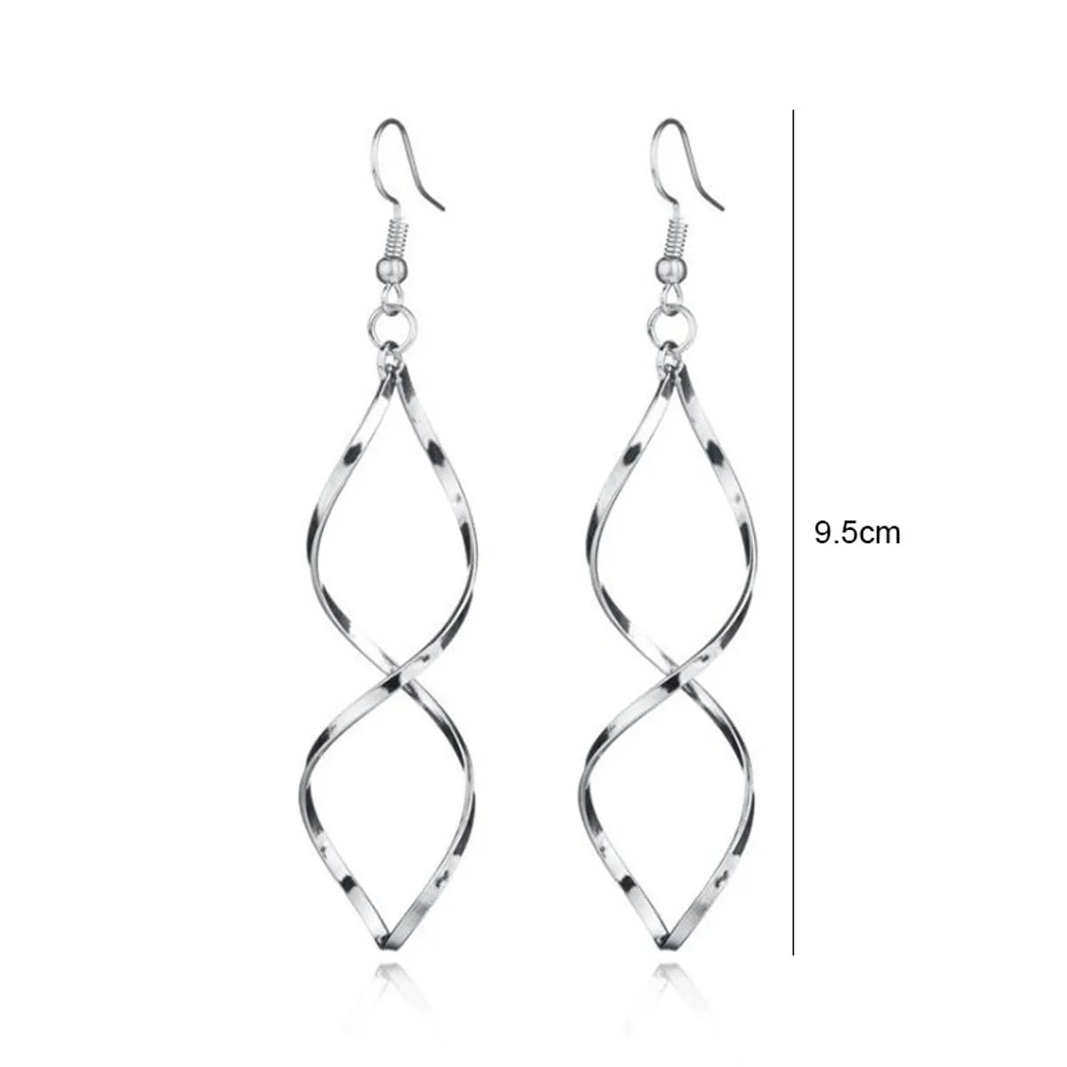 1 Pair Fashion The Answer Alloy Plating Women'S Drop Earrings