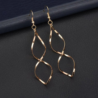 1 Pair Fashion The Answer Alloy Plating Women'S Drop Earrings