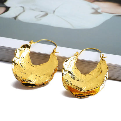 1 Pair Fashion U Shape Plating Metal Earrings