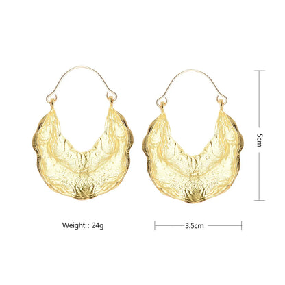 1 Pair Fashion U Shape Plating Metal Earrings