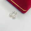 1 Pair Freshwater Pearl Earrings Round Ear Studs
