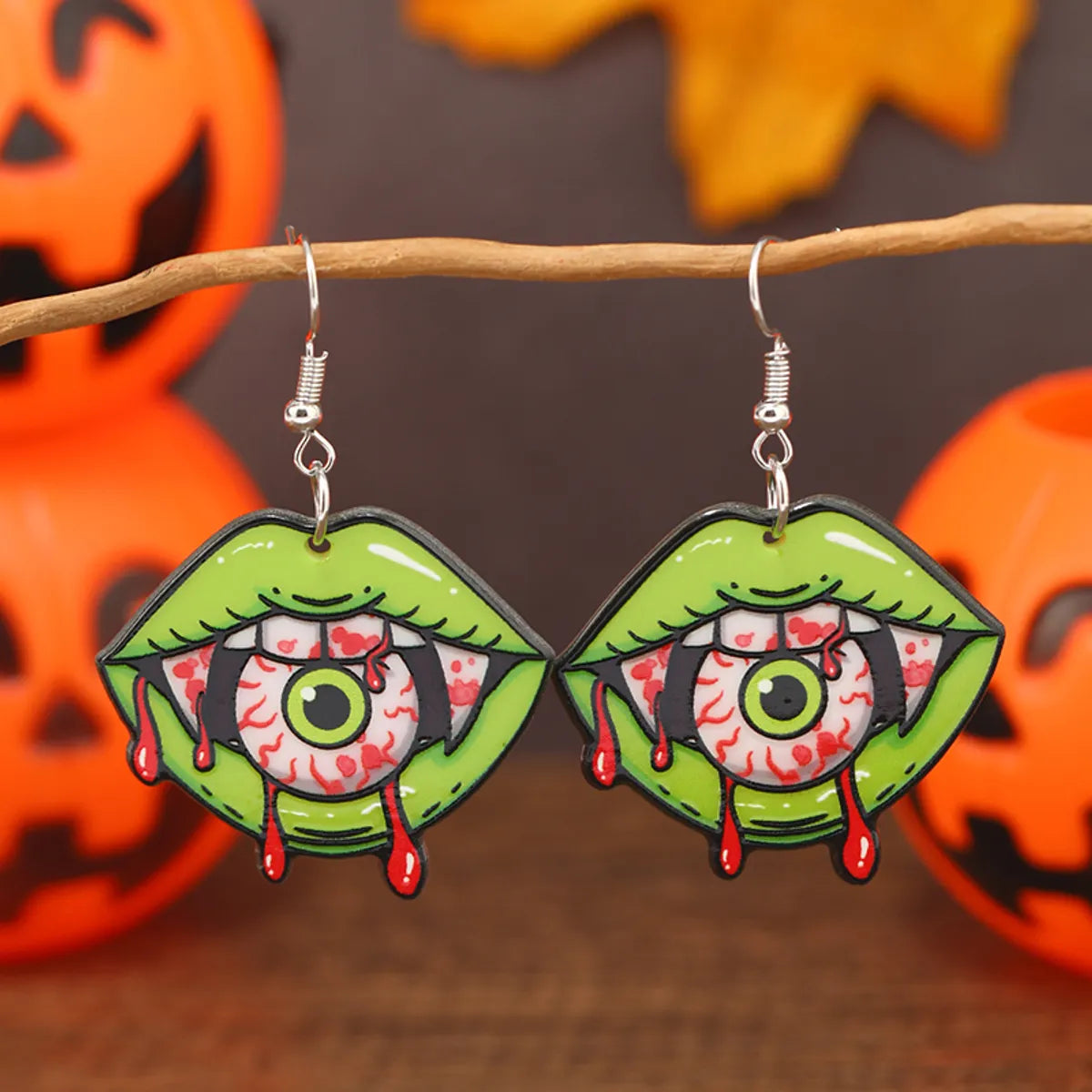 1 Pair Funny Eye Arylic Drop Earrings