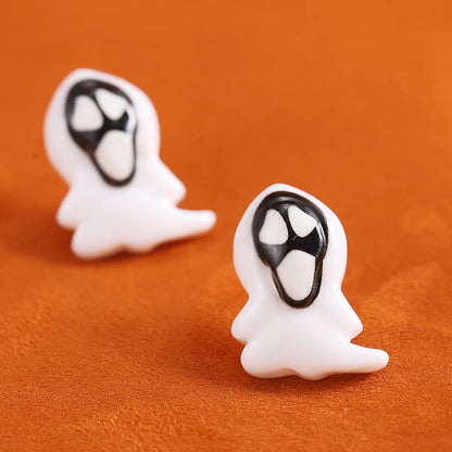 1 Pair Funny Grimace Plastic Ear Studs