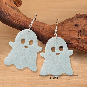 1 Pair Funny Simple Style Ghost Doll Resin Drop Earrings