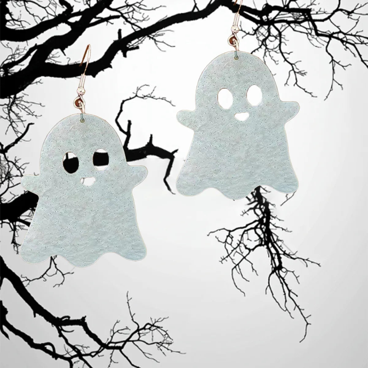 1 Pair Funny Simple Style Ghost Doll Resin Drop Earrings