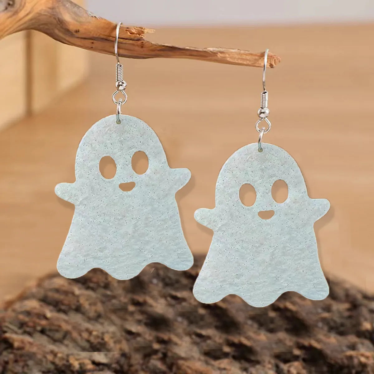 1 Pair Funny Simple Style Ghost Doll Resin Drop Earrings