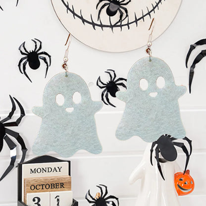 1 Pair Funny Simple Style Ghost Doll Resin Drop Earrings