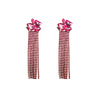 1 Pair Glam Classic Style Tassel Plating Inlay Alloy Rhinestones Glass Gold Plated Drop Earrings