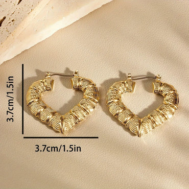 1 Pair Glam Cute Queen Heart Shape Alloy Earrings