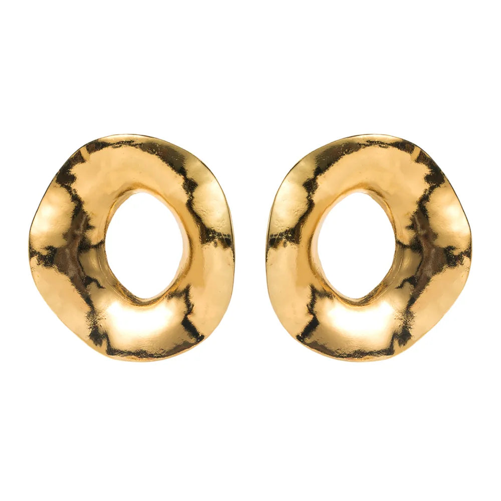 1 Pair Hip-Hop Exaggerated Rock Geometric Devil'S Eye Inlay Alloy Resin Rhinestones Gold Plated Silver Plated Drop Earrings Ear Studs