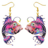 1 Pair Hip-Hop Funny Animal Acetic Acid Sheets Drop Earrings