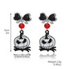 1 Pair Hip-Hop Funny Pumpkin Spider Skull Plating Zinc Alloy Drop Earrings