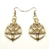 1 Pair Hip-Hop Retro Skull Plating Alloy Drop Earrings