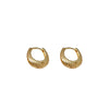 1 Pair Hip-Hop Retro Solid Color Plating Alloy Earrings