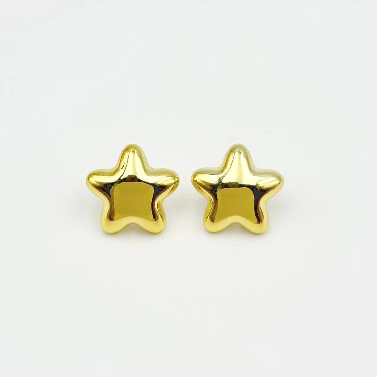 1 Pair Hip-Hop Solid Color Plating Arylic Ear Studs