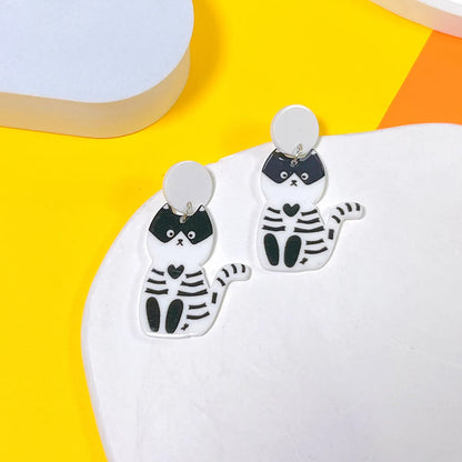 1 Pair Hip-hop Streetwear Halloween Pattern Arylic Drop Earrings