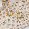 1 Pair IG Style Casual Butterfly 304 Stainless Steel 18K Gold Plated Hoop Earrings Drop Earrings