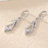 1 Pair Ig Style Casual Korean Style Cross Bear Heart Shape Plating Inlay Copper Zircon Drop Earrings