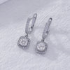 1 Pair Ig Style Casual Korean Style Cross Bear Heart Shape Plating Inlay Copper Zircon Drop Earrings