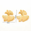 1 Pair IG Style Casual Retro Geometric Heart Shape Flower Titanium Steel 18K Gold Plated Ear Studs