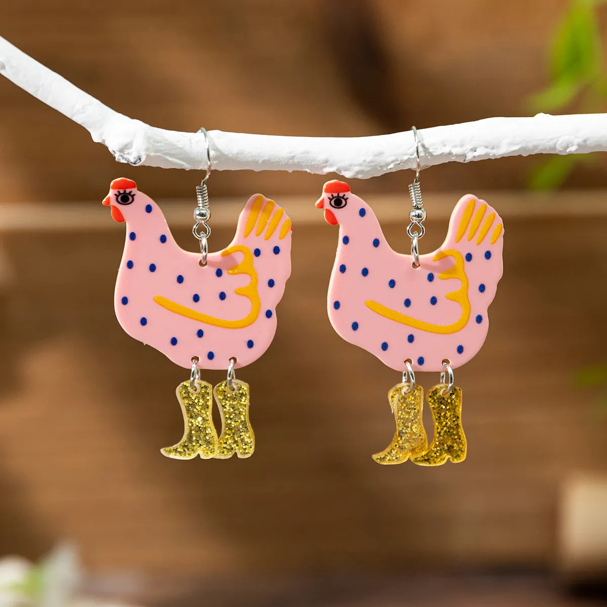 1 Pair IG Style Cute Modern Style Animal Dinosaur Frog Arylic Drop Earrings