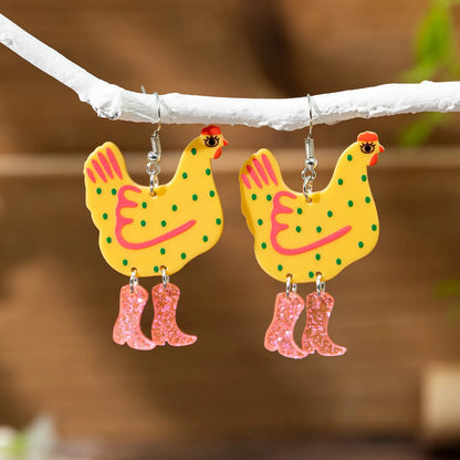 1 Pair IG Style Cute Modern Style Animal Dinosaur Frog Arylic Drop Earrings