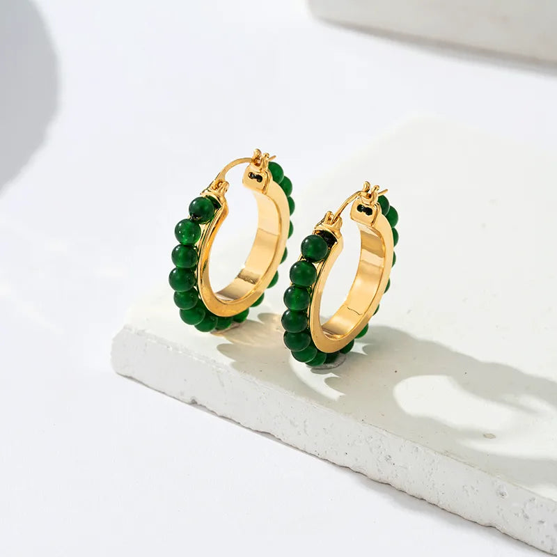 1 Pair IG Style Elegant Classic Style Asymmetrical Plating Inlay Carving Copper Brass Zircon Gold Plated Hoop Earrings Drop Earrings Ear Studs