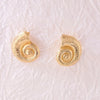 1 Pair IG Style Elegant Streetwear Geometric Solid Color Spiral Asymmetrical 304 Stainless Steel 18K Gold Plated Ear Studs