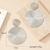 1 Pair Ig Style Exaggerated Round Plating Alloy Gold Plated Ear Studs