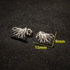 1 Pair IG Style French Style Korean Style Leaves Deer Polishing Plating 304 Stainless Steel 18K Gold Plated Ear Studs