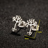 1 Pair IG Style French Style Korean Style Leaves Deer Polishing Plating 304 Stainless Steel 18K Gold Plated Ear Studs