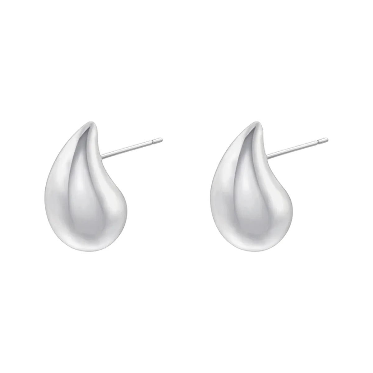 1 Pair Ig Style French Style Water Droplets Plating Alloy 18k Gold Plated Ear Studs